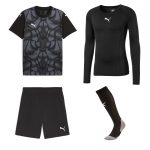 Puma Team Ultimate Keeperstenue All Black