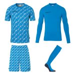 Uhlsport Progressive Goalkeeper Bundle Cyan White